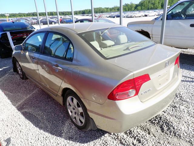 Photo 3 from auction – 2008 HONDA CIVIC LX with VIN 1HGFA16548L033269