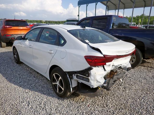 Photo 3 from auction – 2022 KIA FORTE FE with VIN 3KPF24AD7NE430376