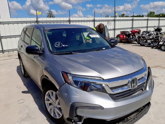 HONDA PILOT LX 2020 with VIN 5FNYF5H18LB022278 - Photo from auction