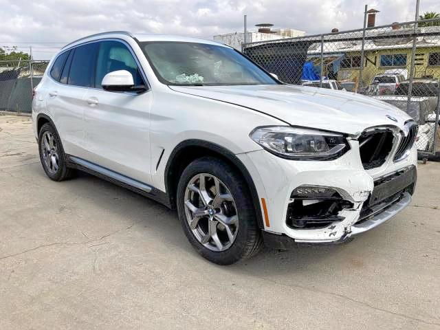 BMW X3 SDRIVE3 2021 with VIN 5UXTY3C08M9F04592 - Photo from auction