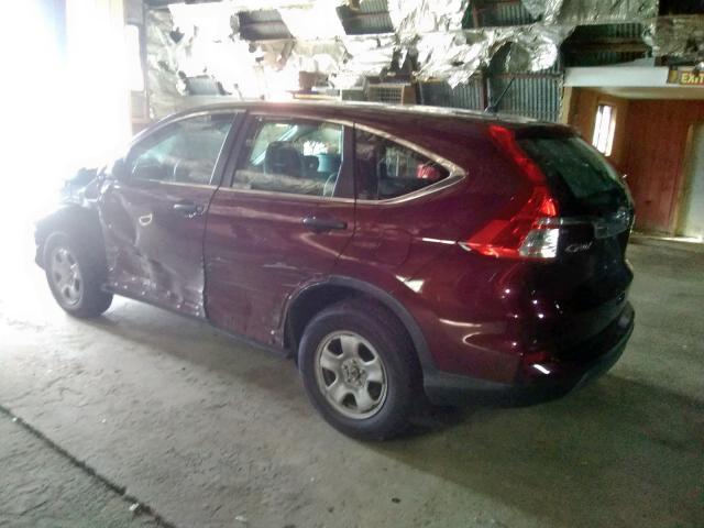 Photo 3 from auction – 2015 HONDA CR-V LX with VIN 5J6RM4H38FL076052