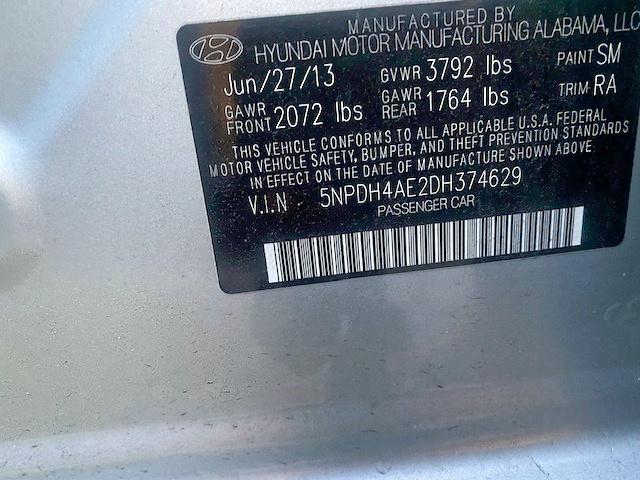 Photo 10 from auction – 2013 HYUNDAI ELANTRA GL with VIN 5NPDH4AE2DH374629