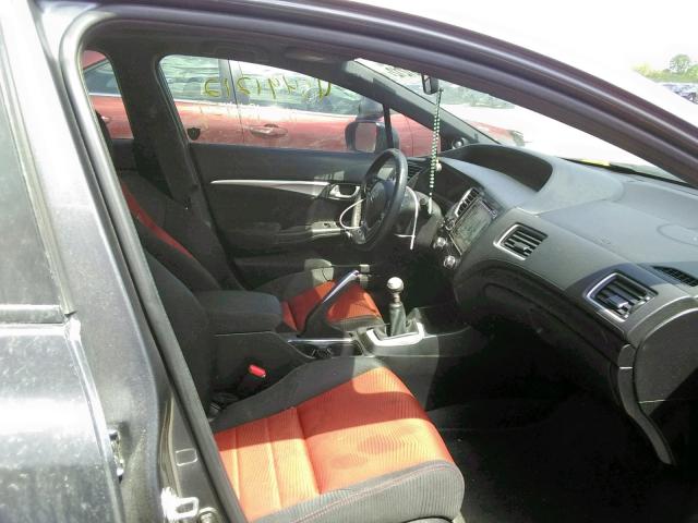 Photo 5 from auction – 2015 HONDA CIVIC SI with VIN 2HGFB6E56FH701269