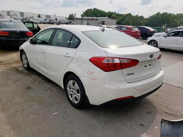 Photo 3 from auction – 2016 KIA FORTE LX with VIN KNAFK4A61G5511385