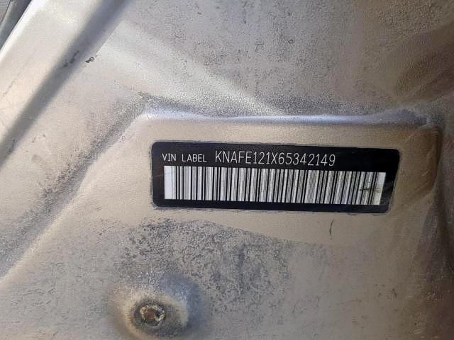 Photo 9 from auction – 2006 KIA SPECTRA LX with VIN KNAFE121X65342149