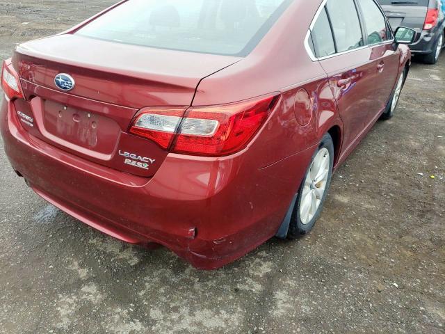 Photo 9 from auction – 2015 SUBARU LEGACY 2.5 with VIN 4S3BNAE64F3050646