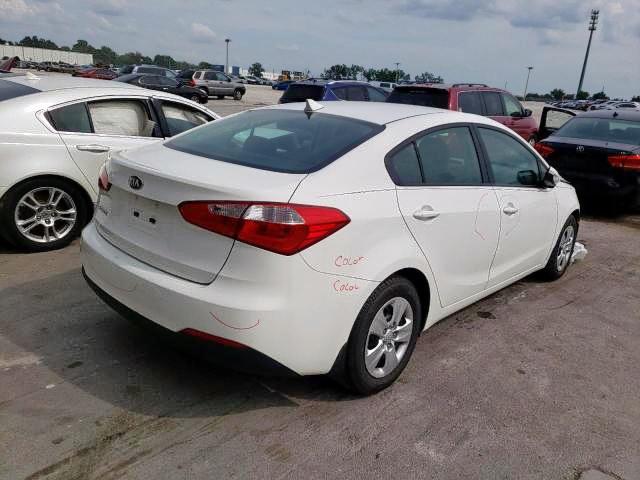 Photo 4 from auction – 2016 KIA FORTE LX with VIN KNAFK4A61G5511385