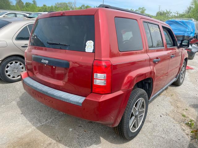 Photo 4 from auction – 2009 JEEP PATRIOT SP with VIN 1J4FT28B59D208359