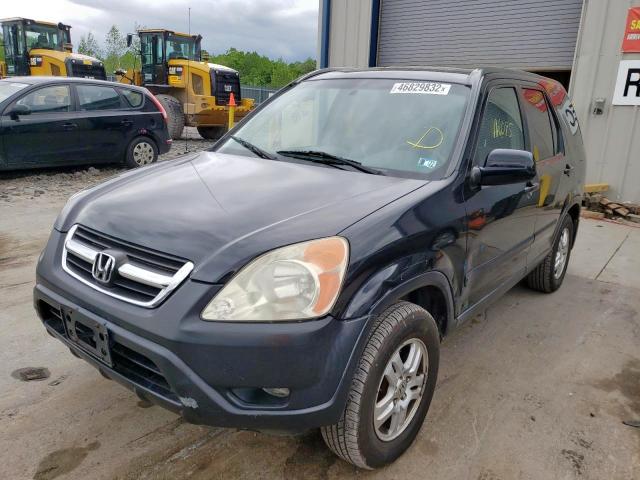 Photo 2 from auction – 2002 HONDA CR-V EX with VIN JHLRD78882C084765