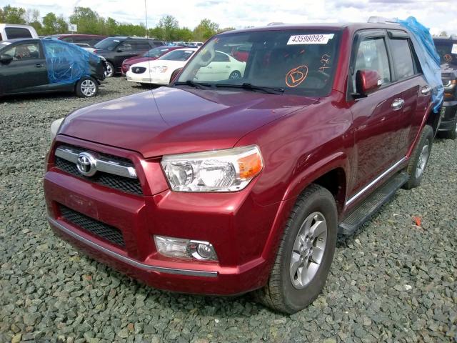 Photo 2 from auction – 2010 TOYOTA 4RUNNER SR with VIN JTEBU5JR6A5006666