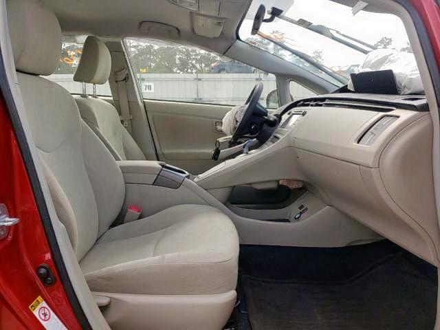 Photo 5 from auction – 2013 TOYOTA PRIUS with VIN JTDKN3DU1D1715992