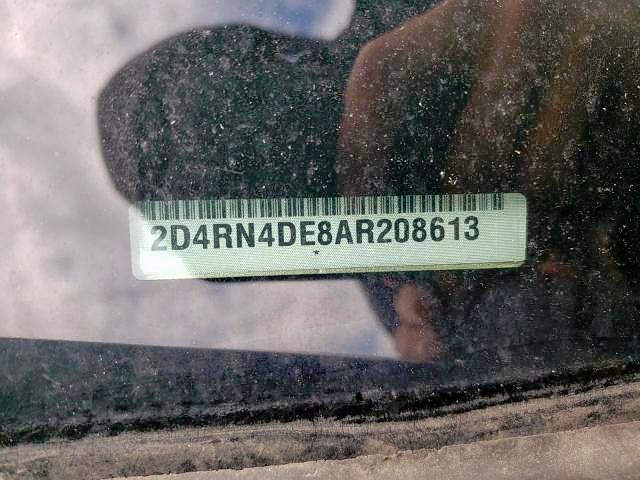 Photo 9 from auction – 2010 DODGE GRAND CARA with VIN 2D4RN4DE8AR208613