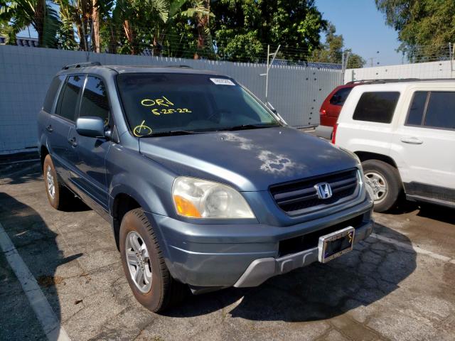 HONDA PILOT EXL 2005 with VIN 2HKYF185X5H539324 - Photo from auction