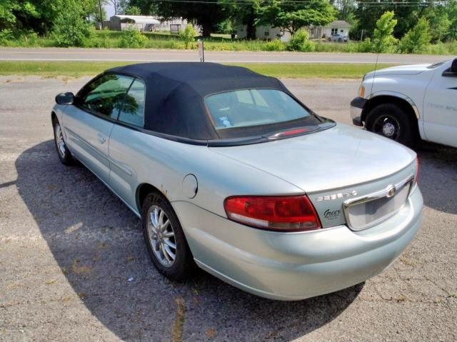 Photo 3 from auction – 2002 CHRYSLER SEBRING LI with VIN 1C3EL65R82N294734
