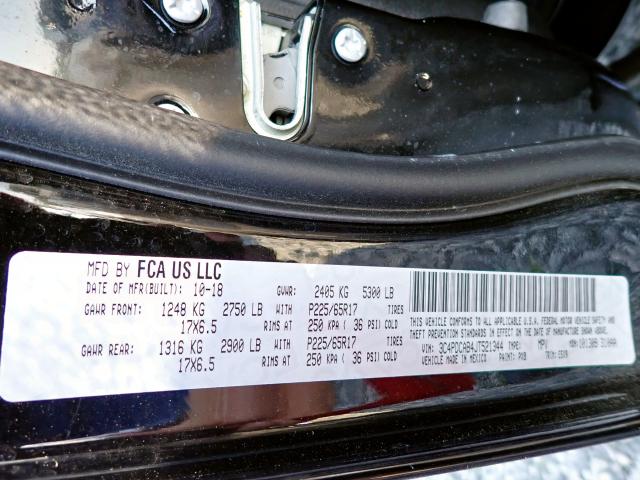 Photo 10 from auction – 2018 DODGE JOURNEY SE with VIN 3C4PDCAB4JT521344