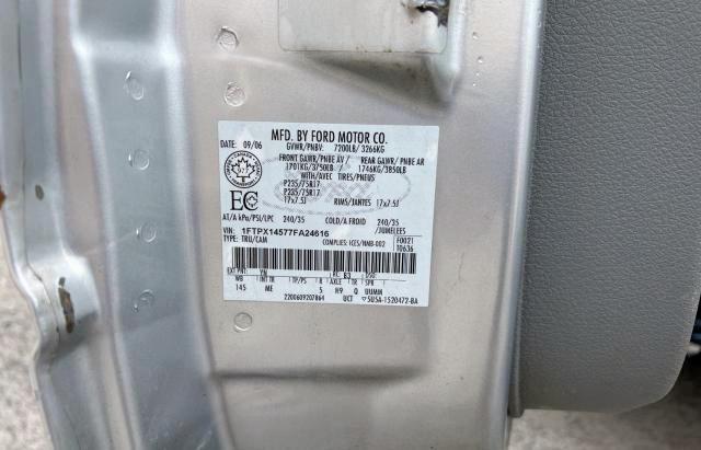 Photo 10 from auction – 2007 FORD F150 with VIN 1FTPX14577FA24616
