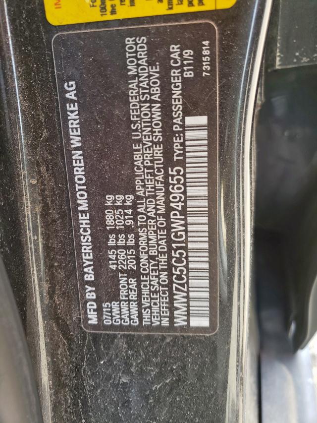 Photo 10 from auction – 2016 MINI COOPER S C with VIN WMWZC5C51GWP49655
