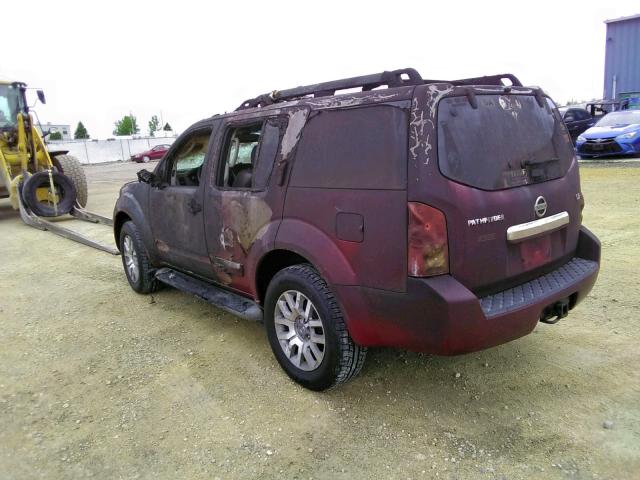 Photo 3 from auction – 2008 NISSAN PATHFINDER with VIN 5N1BR18B78C612339