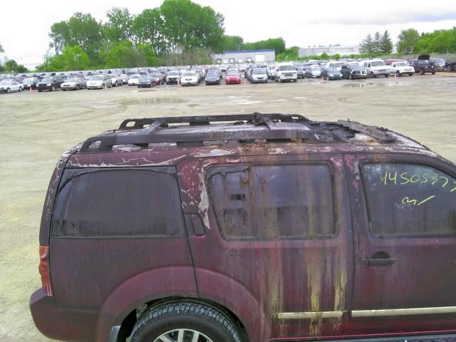Photo 9 from auction – 2008 NISSAN PATHFINDER with VIN 5N1BR18B78C612339