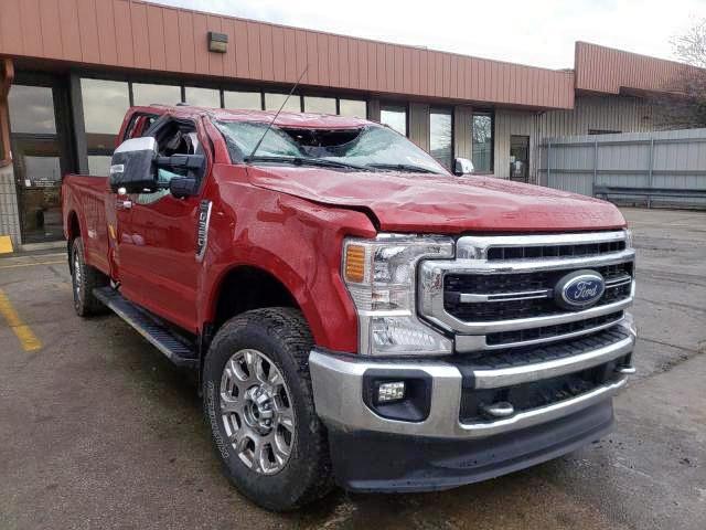 FORD F350 SUPER 2022 with VIN 1FT8X3BN5NEC08331 - Photo from auction