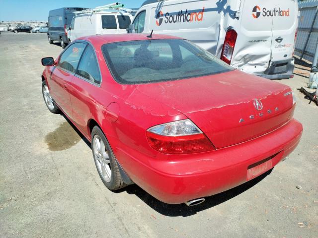 Photo 3 from auction – 2003 ACURA 3.2CL TYPE with VIN 19UYA41703A011728