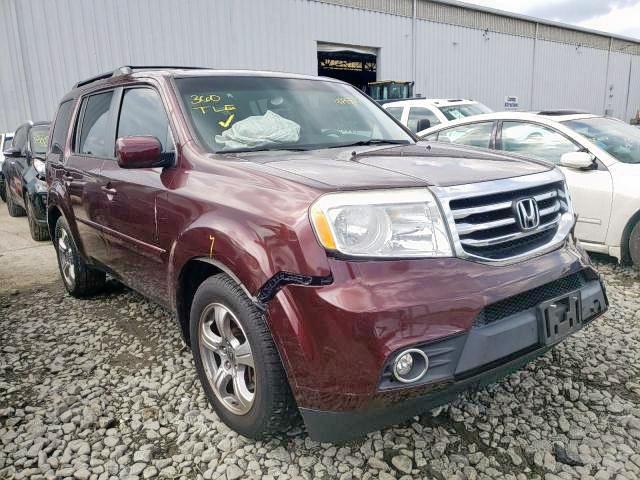 HONDA PILOT EXL 2012 with VIN 5FNYF4H50CB018853 - Photo from auction