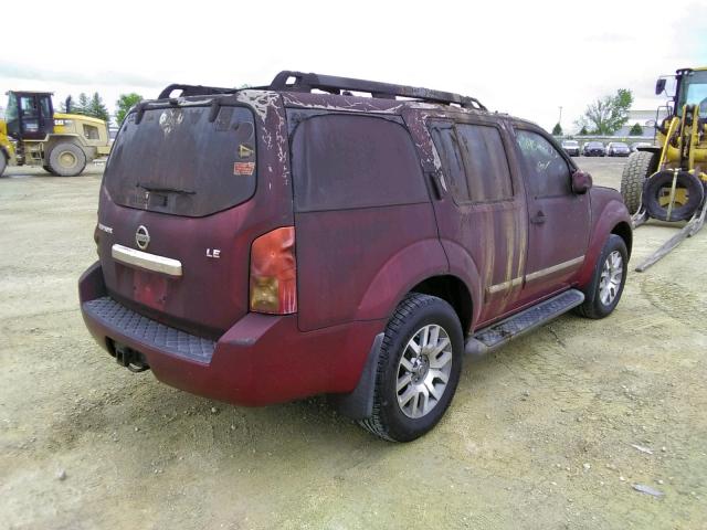 Photo 4 from auction – 2008 NISSAN PATHFINDER with VIN 5N1BR18B78C612339