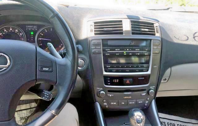 Photo 9 from auction – 2008 LEXUS IS 250 with VIN JTHBK262582064542
