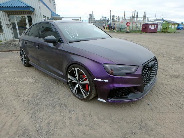 AUDI RS3 2018 with VIN WUABWGFF1J1900237 - Photo from auction