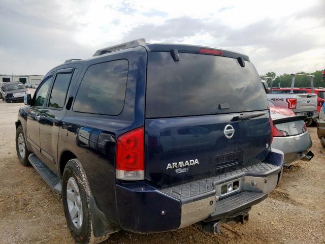 Photo 3 from auction – 2006 NISSAN ARMADA SE with VIN 5N1AA08B66N737797