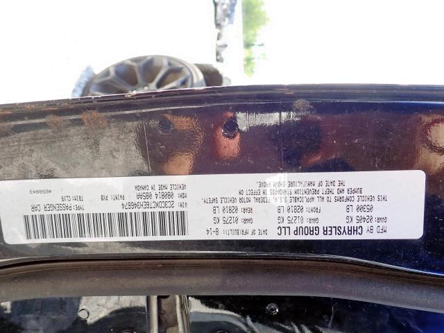 Photo 10 from auction – 2014 DODGE CHARGER R/ with VIN 2C3CDXCT6EH346674