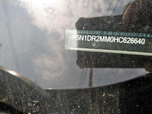 Photo 10 from auction – 2017 NISSAN PATHFINDER with VIN 5N1DR2MM0HC626640