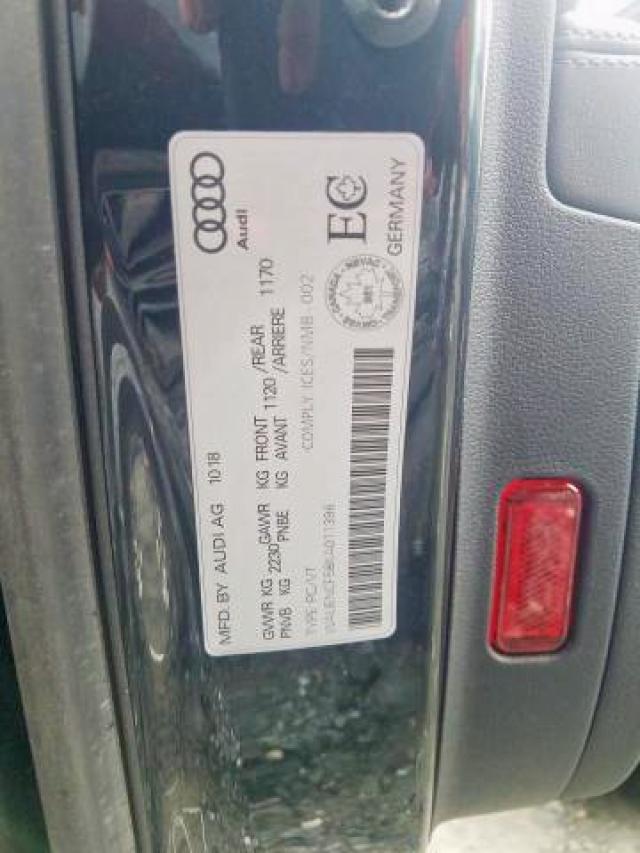 Photo 9 from auction – 2019 AUDI A5 PREMIUM with VIN WAUENCF58KA011396