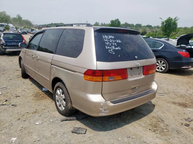 Photo 3 from auction – 2002 HONDA ODYSSEY EX with VIN 5FNRL186X2B004574