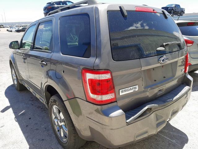 Photo 3 from auction – 2011 FORD ESCAPE XLT with VIN 1FMCU9DG9BKB53024