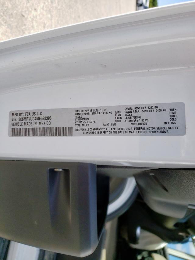 Photo 10 from auction – 2022 THOR MOTOR HOME with VIN 3C6MRVUG4ME528396
