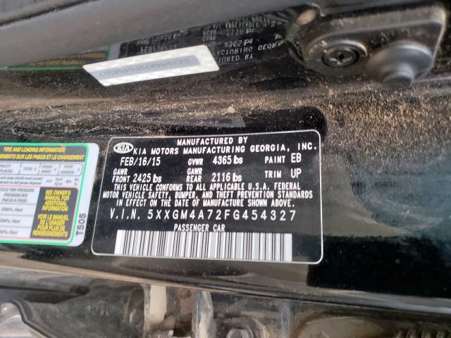 Photo 10 from auction – 2015 KIA OPTIMA LX with VIN 5XXGM4A72FG454327