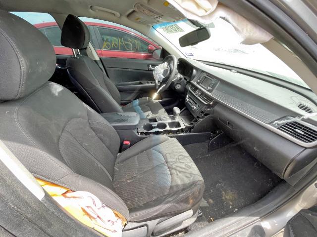 Photo 5 from auction – 2016 KIA OPTIMA LX with VIN 5XXGT4L34GG027312