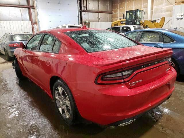 Photo 3 from auction – 2015 DODGE CHARGER SX with VIN 2C3CDXJG7FH908265
