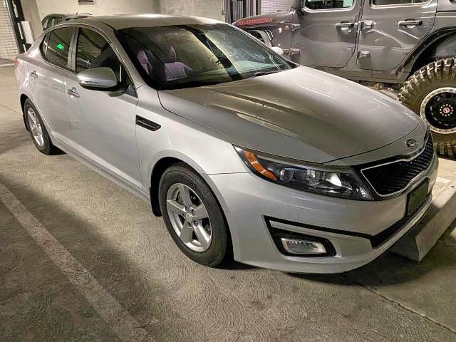 KIA OPTIMA LX 2014 with VIN 5XXGM4A77EG345523 - Photo from auction