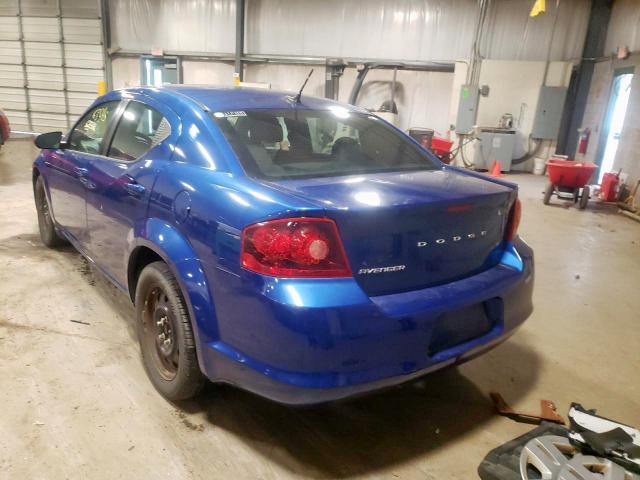 Photo 3 from auction – 2013 DODGE AVENGER SE with VIN 1C3CDZAB2DN753161