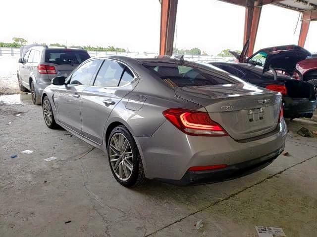 Photo 3 from auction – 2020 GENESIS G70 ELITE with VIN KMTG34LA2LU062726