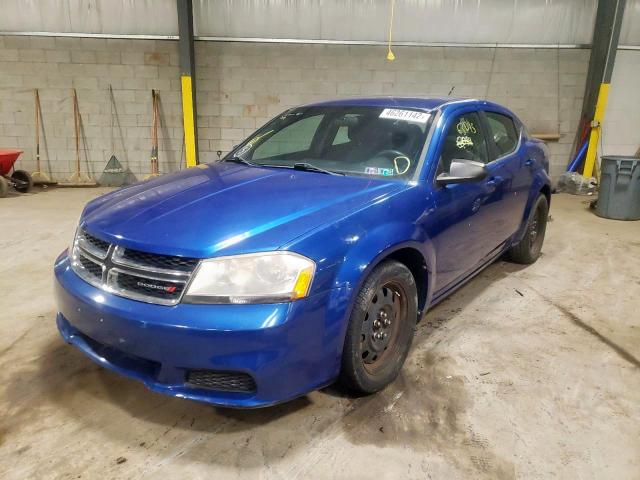 Photo 2 from auction – 2013 DODGE AVENGER SE with VIN 1C3CDZAB2DN753161