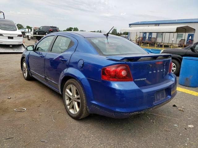 Photo 3 from auction – 2012 DODGE AVENGER SX with VIN 1C3CDZEG0CN251981