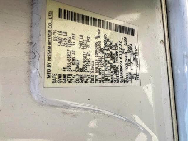 Photo 10 from auction – 2005 NISSAN XTERRA OFF with VIN 5N1AN08W55C613232