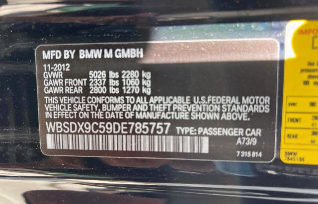 Photo 10 from auction – 2013 BMW M3 with VIN WBSDX9C59DE785757