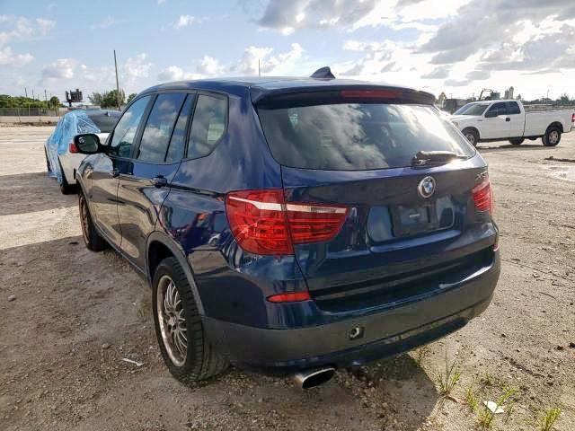 Photo 3 from auction – 2011 BMW X3 XDRIVE2 with VIN 5UXWX5C55BL702373