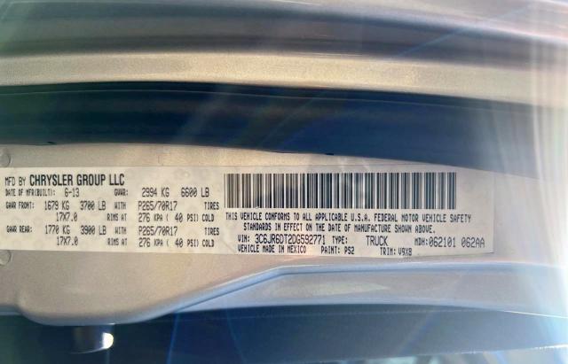Photo 10 from auction – 2013 RAM 1500 ST with VIN 3C6JR6DT2DG592771
