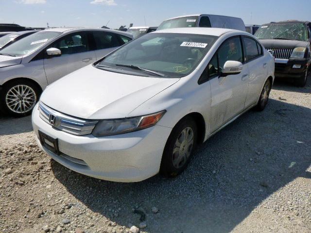 Photo 2 from auction – 2012 HONDA CIVIC HYBR with VIN JHMFB4F23CS000845