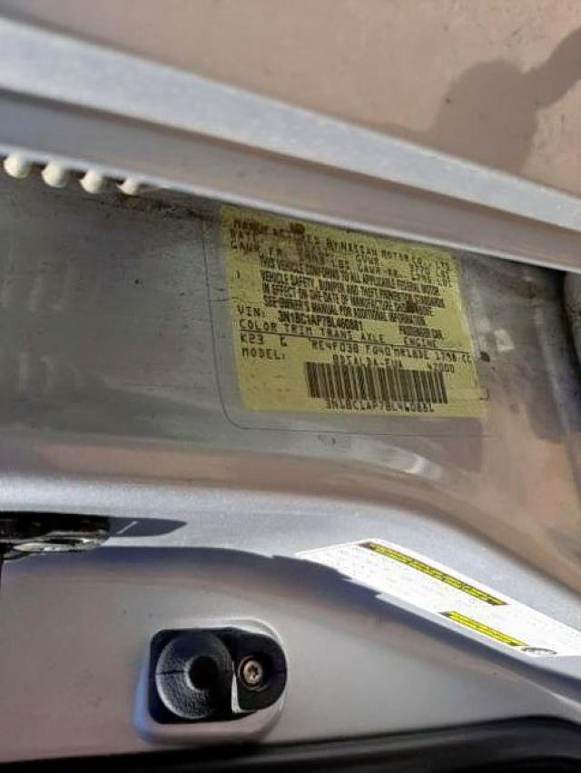 Photo 10 from auction – 2011 NISSAN VERSA S with VIN 3N1BC1AP7BL460881
